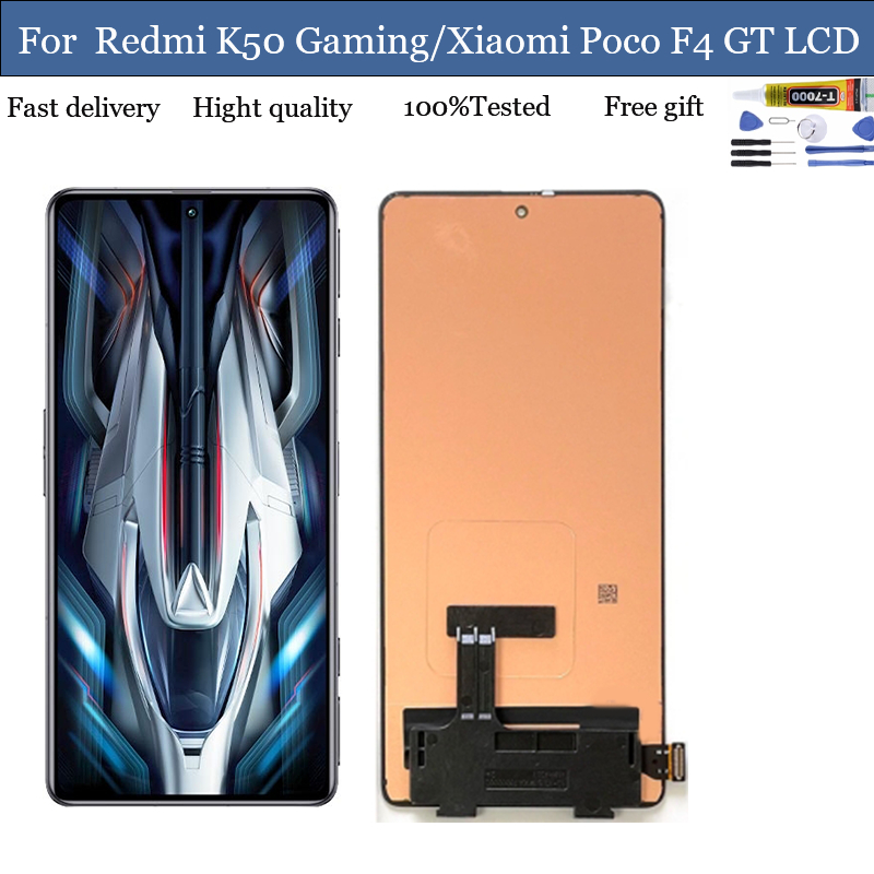 อะไหล่หน้าจอสัมผัส LCD แบบเปลี่ยน สําหรับ Xiaomi Redmi K50 Gaming Xiaomi Poco F4 GT