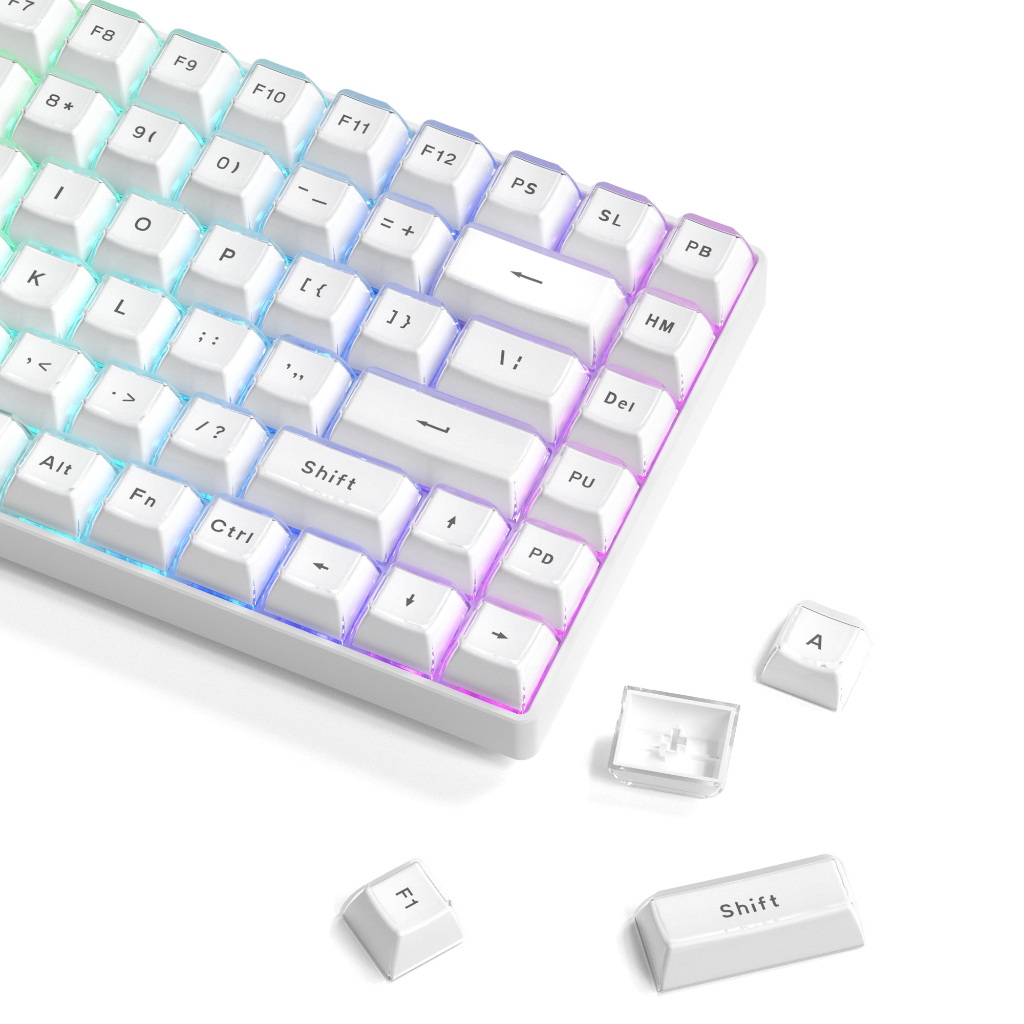 Womier ปุ่มกดคีย์บอร์ด 113 คีย์ OEM PBT สําหรับคีย์บอร์ดเมคคานิคอล 60% 65% 70% 100% Cherry Gateron MX