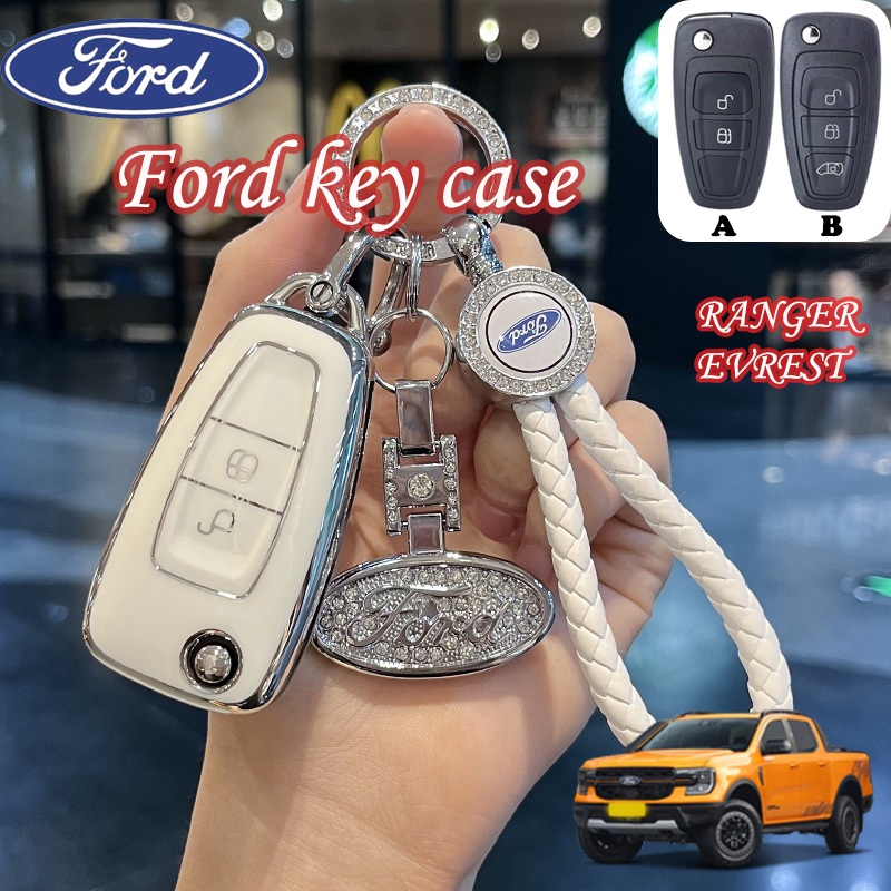 เคสกุญแจรีโมทรถยนต์ สําหรับ Ford Ford 2ปุ่ม 3ปุ่ม Ford RANGER EVEREST