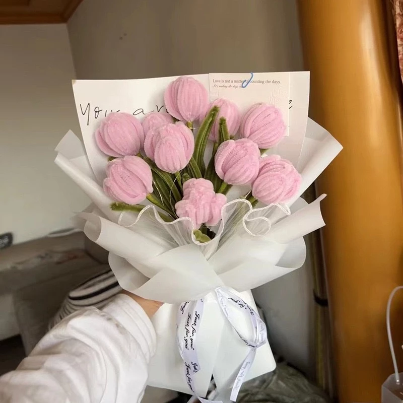 ลวดกำมะหยี่ DIY 100 ชิ้น 30 ซม. ชุดทำงานประดิษฐ์ thumbnail 3