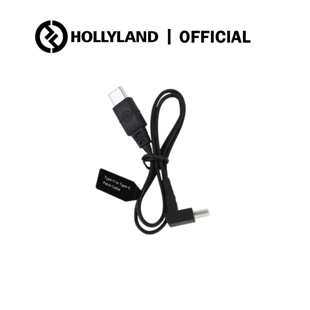 Hollyland สายเคเบิล USB-C เป็น USB-C สําหรับไมโครโฟนไร้สาย LARK MAX LARK M2