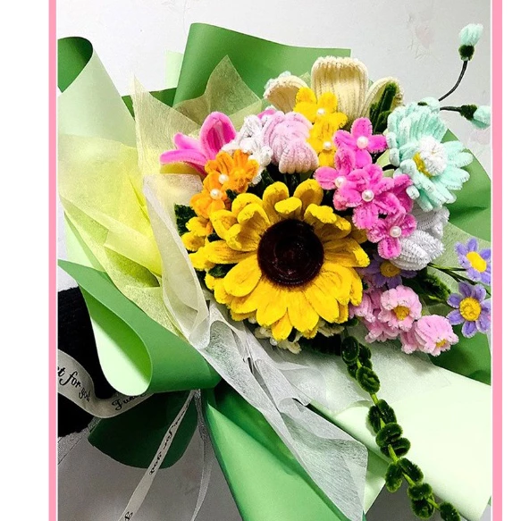 ลวดกำมะหยี่ DIY 100 ชิ้น 30 ซม. ชุดทำงานประดิษฐ์ thumbnail 10