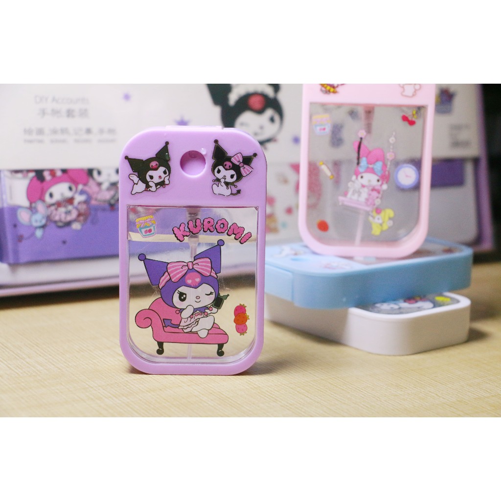 SANRIO ขวดสเปรย์แอลกอฮอล์ โลชั่น น้ําหอม แอลกอฮอล์ แบบพกพา สําหรับเดินทาง