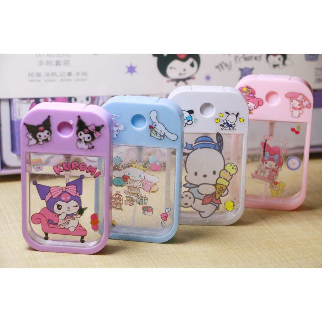 SANRIO ขวดสเปรย์แอลกอฮอล์ โลชั่น น้ําหอม แอลกอฮอล์ แบบพกพา สําหรับเดินทาง