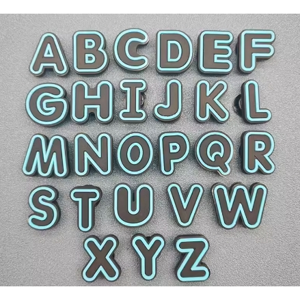 ใหม่ Crocs Jibbitz Charms /alphabet series/ รองเท้าแตะคุณภาพสูง / ชุด Jibbitz / Crocs Jibbitz / ของขวัญวันเกิด