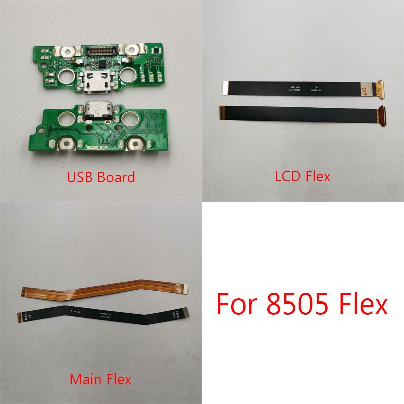 Usb Charger แท่นชาร์จปลั๊กสําหรับ Lenovo Tab M8 HD TB-8505F TB-8505X 8505 จอแสดงผล LCD ตัวเชื่อมต่อหลัก Flex Cable