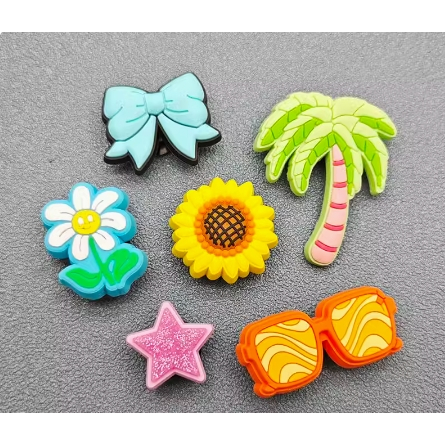 ใหม่ Crocs Jibbitz Charms Jibbitz รองเท้าแตะ คุณภาพสูง เหมาะกับของขวัญวันเกิด วันฤดูร้อน