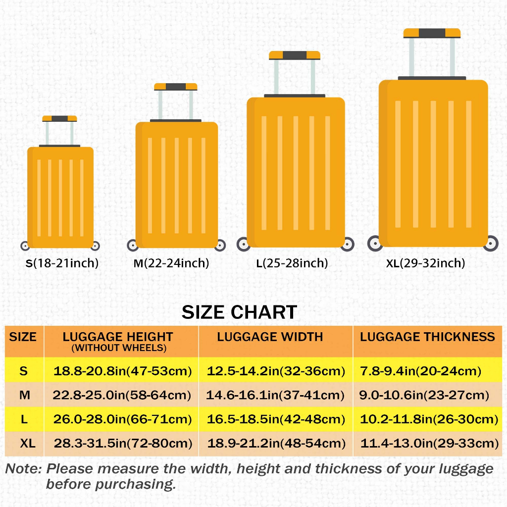 ผ้าคลุมกระเป๋าเดินทาง ป้องกันรอยขีดข่วน ลายแมวน่ารัก ขนาด Luggage Cover 18 20 22 24 26 28 30 32 นิ้ว