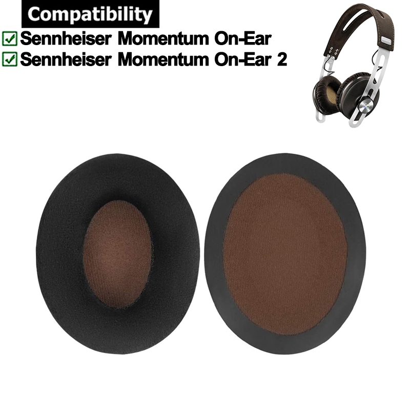 1 คู่แผ่นรองหูฟังสําหรับ Sennheiser Momentum On-Ear 1 2 หูฟังเบาะฟองน้ํา Earmuffs