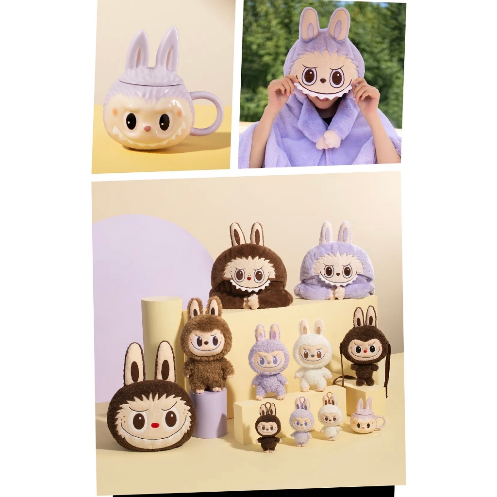 [Asari] Popland LABUBU ตุ๊กตาผ้ากํามะหยี่ ของขวัญน่ารัก