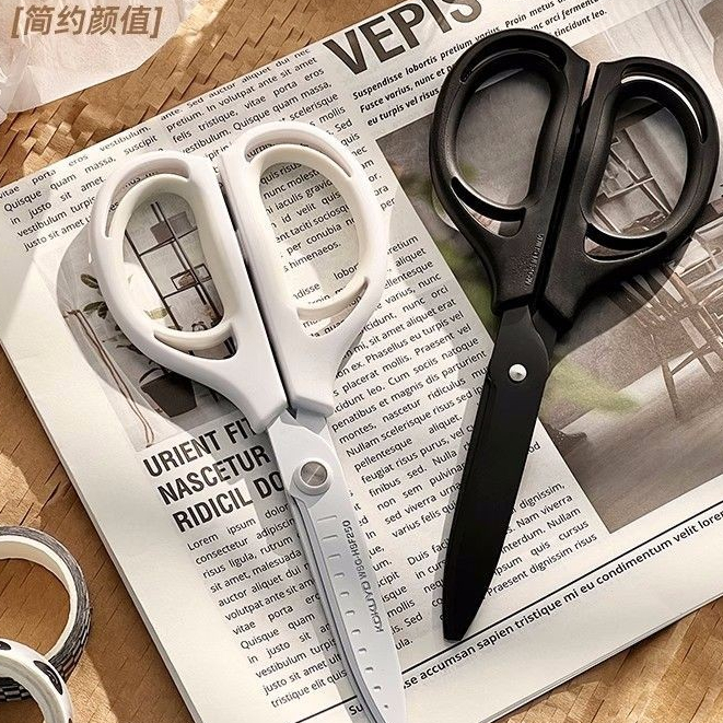 Kokuyo Non-Adhesive กรรไกร Air Elastic กรรไกร Hand-Cutting diy Hand