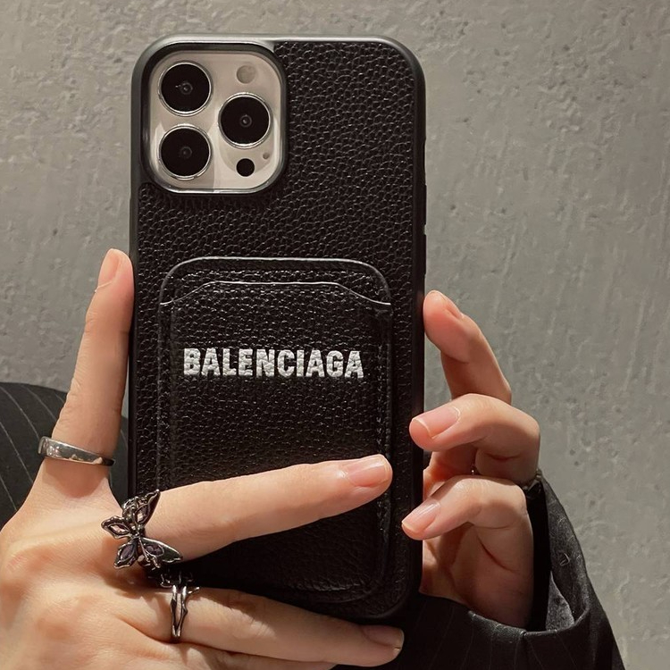 ใหม่ เคสป้องกันโทรศัพท์มือถือหนัง ลายแฟชั่น มีช่องใส่บัตร สีดํา และสีขาว สําหรับ iPhone 15 Pro Max x xs xr Max 11 12 13 14 Pro Max 15 Plus