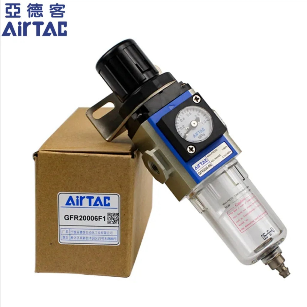 ใหม่ ตัวแยกน้ํามันเครื่อง Airtac GFR200-06 08 GFR300-08 10 15 GFR400-10 15 GFR600-20 25