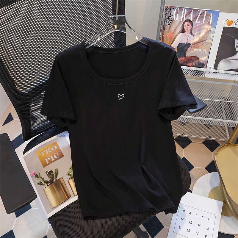 เสื้อยืดแขนสั้น ทรงหลวม ขนาดใหญ่ แฟชั่นฤดูร้อน สําหรับผู้หญิง