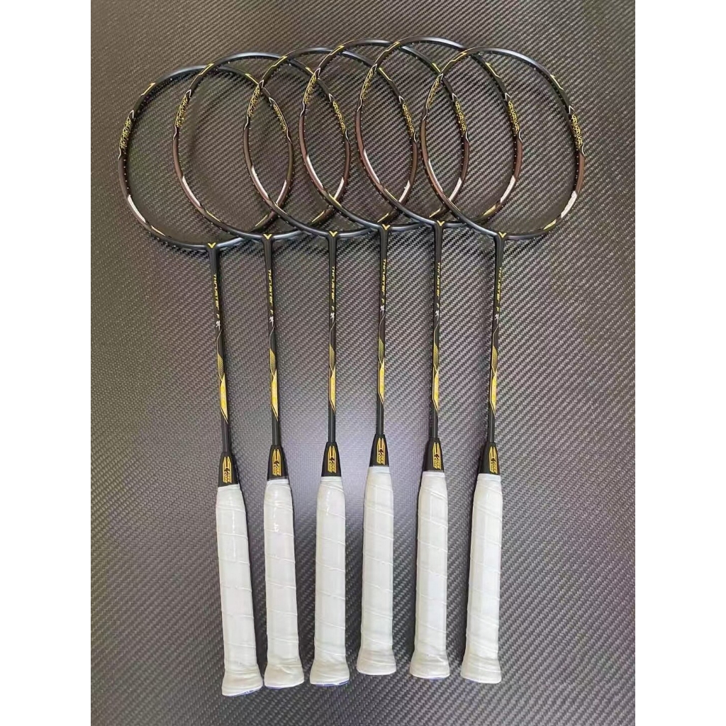 VICTOR VICTOR VICTOR TKF Black Gold Falcon Ultra Light คาร์บอนเต็ม Professional Training ไม้แบดมินตั