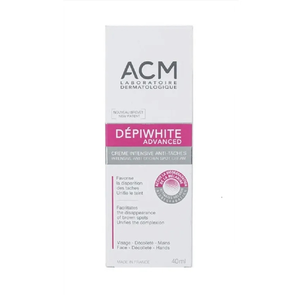 [ของแท้] Acm Depiwhite Advanced Cream ครีมบํารุงผิวหน้า ต่อต้านจุดด่างดํา 40 มล.