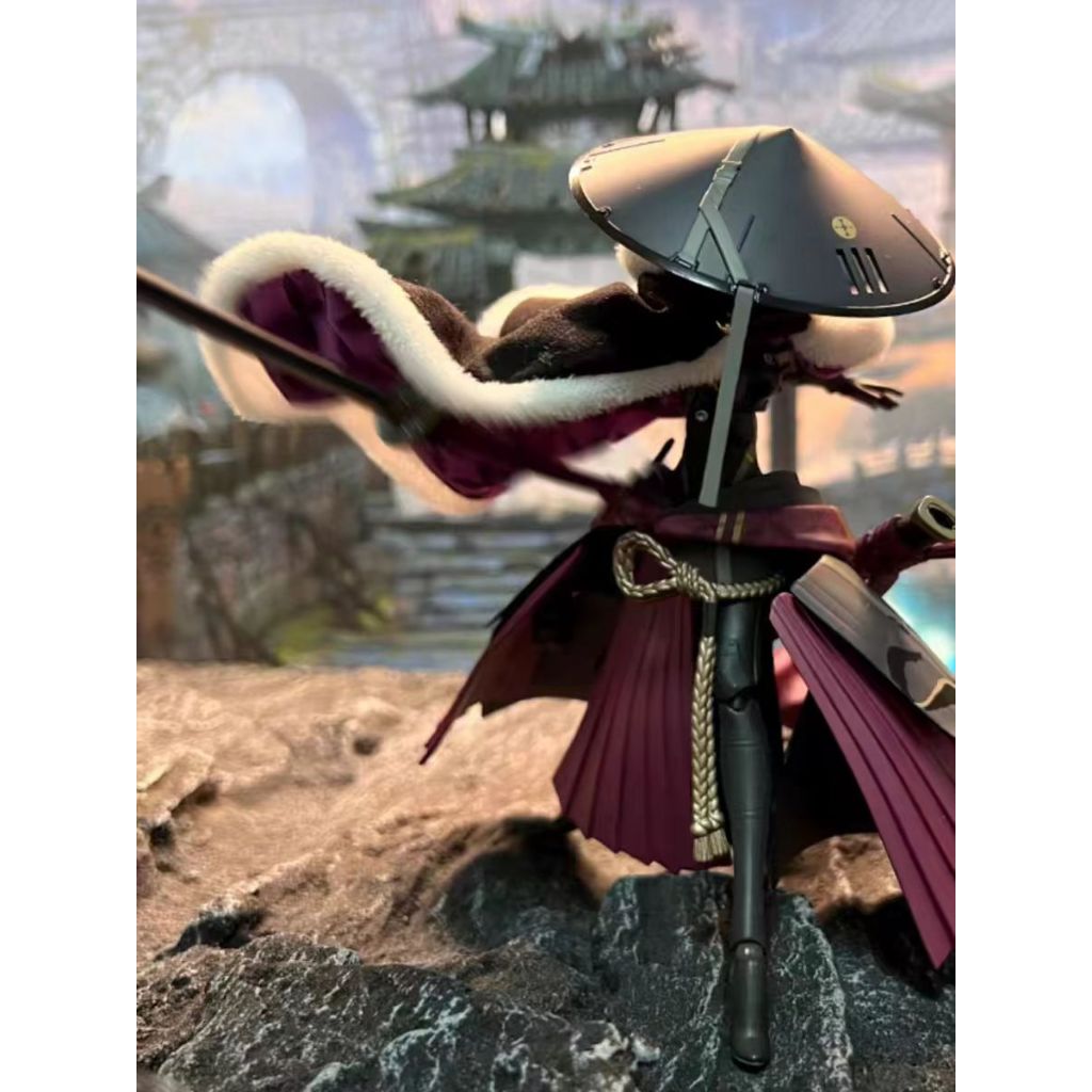 Figma Ronin Wandering Samurai Machine เสื้อคลุมสาวเหมาะสําหรับ 3/40 20 ซม. ตุ๊กตาไม่มีตุ๊กตา