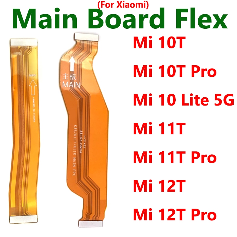 บอร์ดหลักเชื่อมต่อ Flex สําหรับ Xiaomi Mi 8 9 9T 10T 11T 12T Pro 11 Lite เมนบอร์ดสายริบบิ้น
