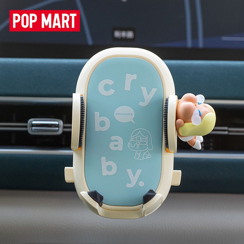 Popmart MOLLY Fantasy Stray Car Phone Holder ที่จอดรถจํานวนแผ่น CRYBABY รถตกแต่งตุ๊กตาอินเทรนด์ Play