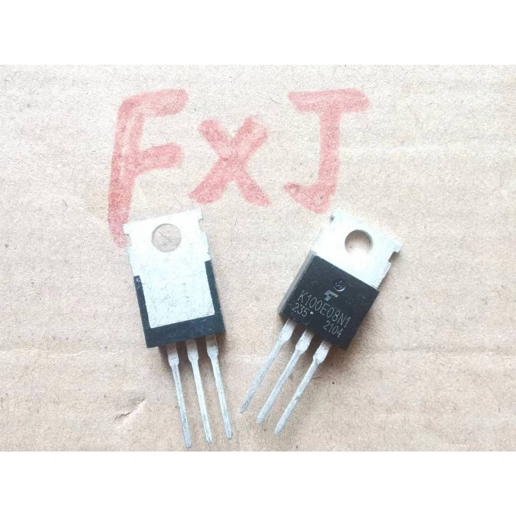((10 ชิ้น) K100E08N1 ยี่ห้อใหม่ TK100E08N1 100A/80V TO-220 Field Effect Tube
