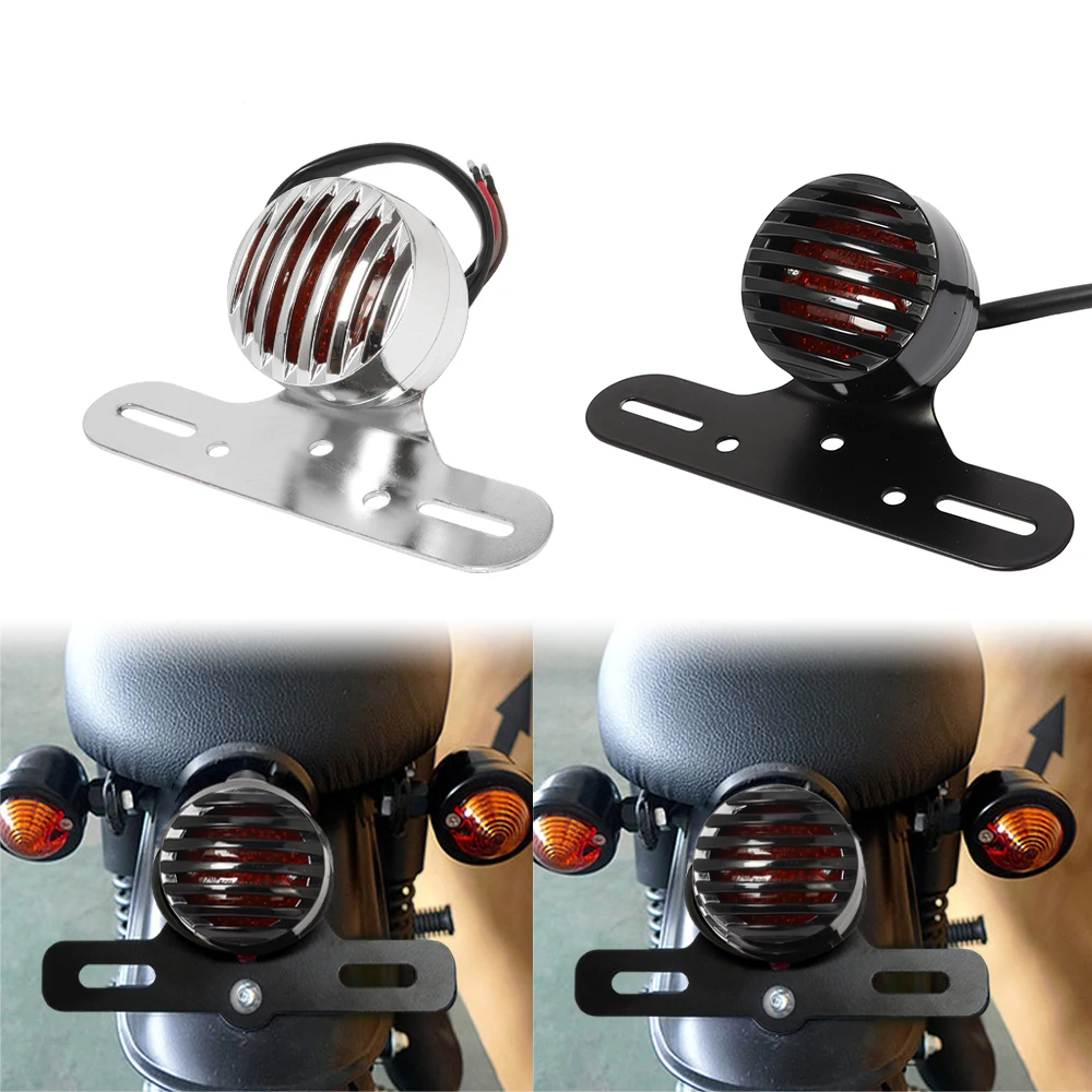 ไฟท้ายรถจักรยานยนต์ LED สําหรับ Harley Sportster XL883 XL1200