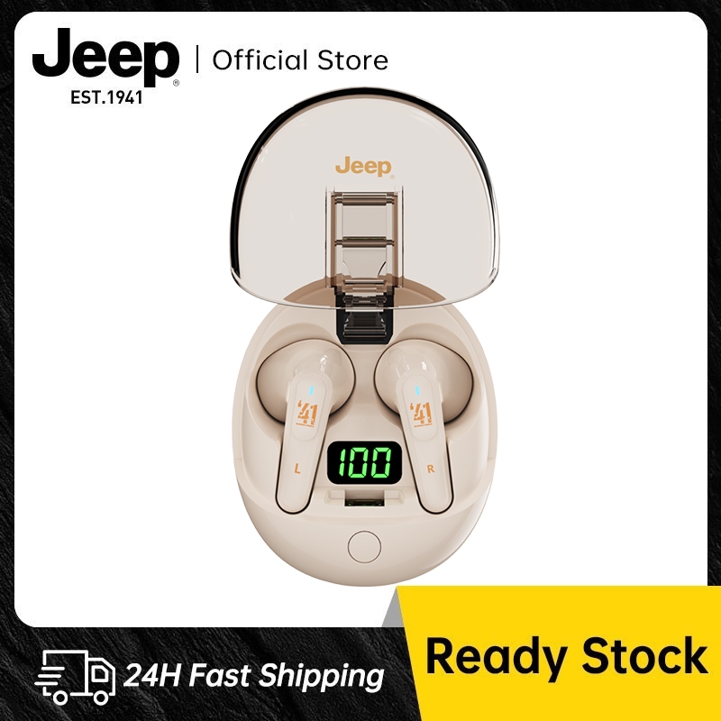 Jeep JP EW009 หูฟังบลูทูธไร้สาย Bluetooth 5.3 HiFi HD Call เสียงดีมาก  หูฟังลูทูธ มีไมโครโฟน