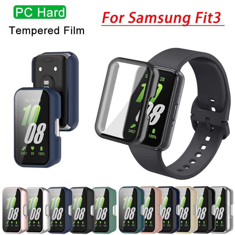 เคส PC แบบเต็ม + เคสกระจกนิรภัยแข็ง สําหรับ Samsung Galaxy Fit3 Fit 3 Samsung Galaxy Fit3 Samsung Sm