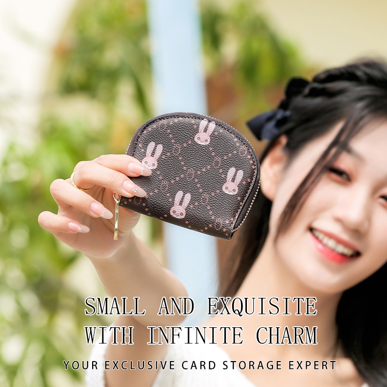 กระเป๋าสตางค์ ใส่บัตรประจําตัวประชาชน ลายการ์ตูนดิสนีย์ กระต่าย ขนาดเล็ก สไตล์คลาสสิก สําหรับใส่บัตรประจําตัวประชาชน บัตรประจําตัวประชาชน