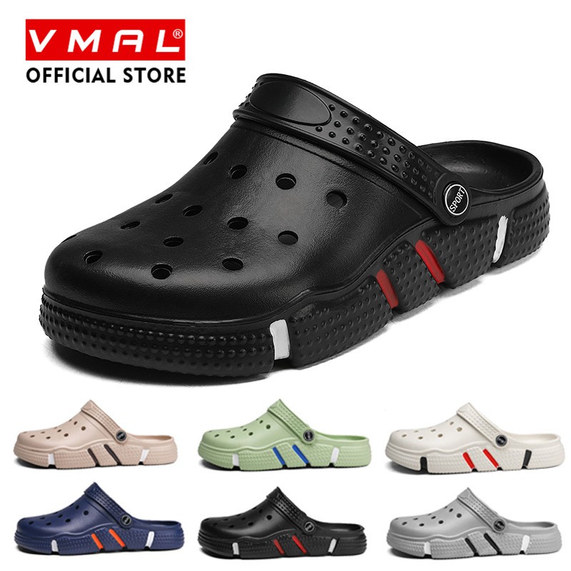 VMAL รองเท้าแตะชายหาด พื้นนิ่ม กันลื่น คุณภาพสูง เหมาะกับฤดูร้อน สําหรับผู้ชาย ไซซ์ 36~50