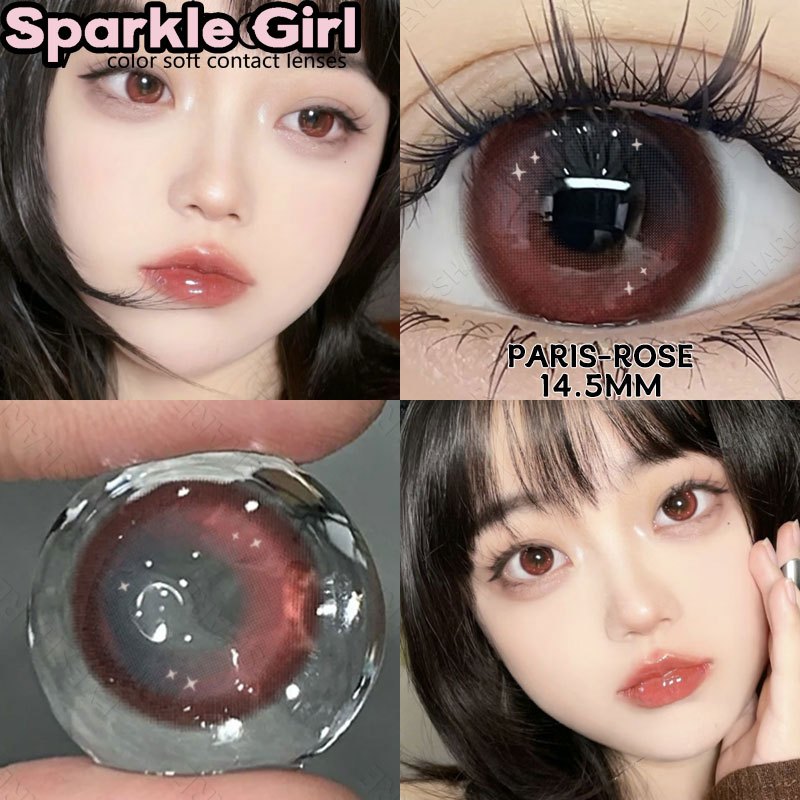 SparkleGirl (COD) PARIS RED คอนแทคเลนส์ บิ๊กอาย 14.5 มม.