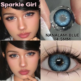 SparkleGirl🎀 Nanalam คอนแทคเลนส์ สีน้ําตาล สีเทา 14.5 มม. บิ…
