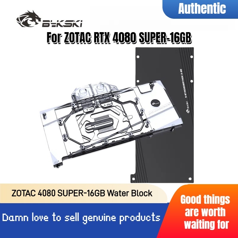 Bykski N-ST4080SRTNOC-X GPU Water Cooling Block สําหรับ ZOTAC RTX 4080 SUPER-16GB กราฟิกการ ์ ดระบาย