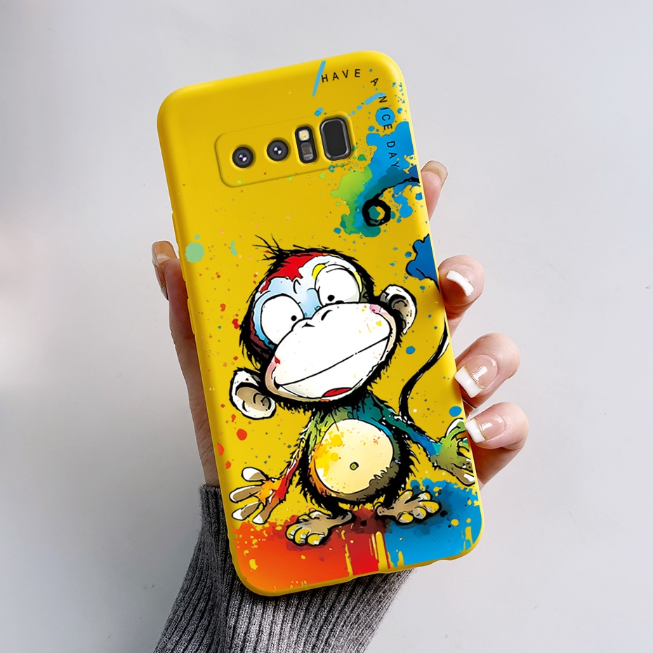 สําหรับ Samsung Galaxy Note 8 Note 9 เคส เคลือบด้าน ใหม่ล่าสุด การ์ตูน ซิลิโคน TPU นิ่ม เคส สําหรับ Samsung Note8 Note9 เคสโทรศัพท์ - รูปที่ 7