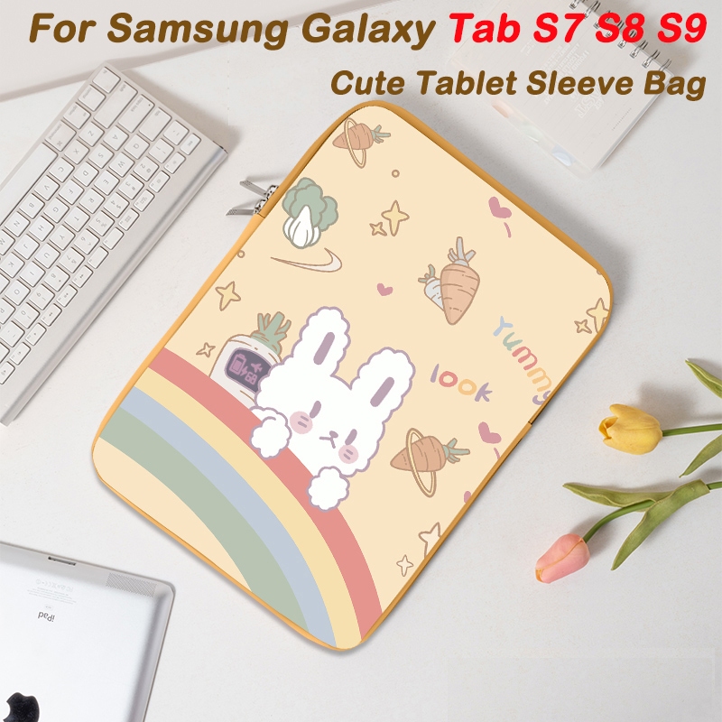 กระเป๋าแท็บเล็ต กันน้ํา กันกระแทก ลายการ์ตูนน่ารัก สําหรับ Samsung Galaxy Tab S7 S8 S9 11.0 นิ้ว SM-T870 T875 X700 X706 X710 X716B