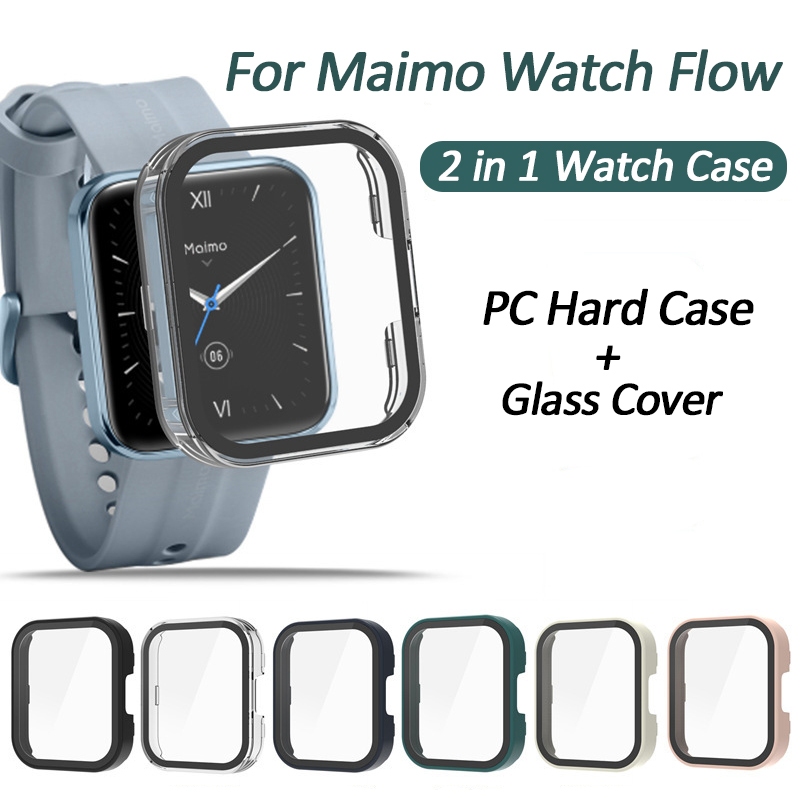 2 in 1 เคสนาฬิกา สําหรับ Maimo Watch Flow PC เคสแข็ง + เคสกระจก กันกระแทก