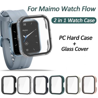 2 in 1 เคสนาฬิกา สําหรับ Maimo Watch Flow PC เคสแข็ง + เคสกระจก กันกระแทก