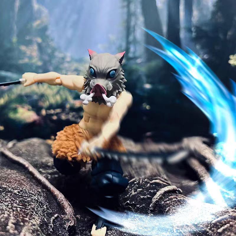 Figma BUZZmod Demon Slayer Blade Inosuke Mouth Flat Skirt Accessories ไม่มีตุ๊กตา