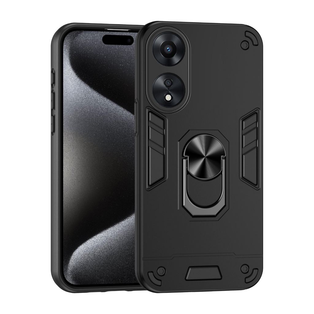 สําหรับ Oppo A78 5G / Oppo A78 4G , เคสป ้ องกันเกราะ , 360 แหวนหมุน , ขาตั ้ งโทรศัพท ์ , ขาตั ้ งรถ , โทรศัพท ์ ฤดูใบไม ้ ร ่ วงป ้ องกันกรณี