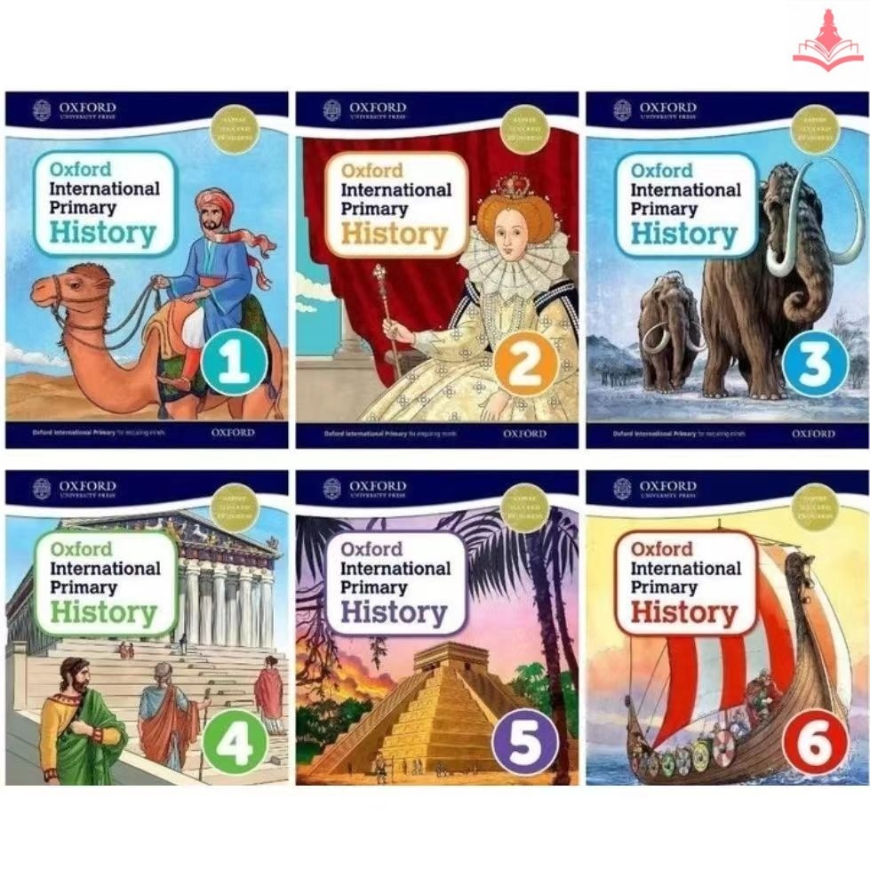 หนังสือเรียนและสมุดงานภาษาอังกฤษสำหรับเด็กและนักเรียนระดับประถมศึกษา—Primary School Student's Children's Textbook Workbooks “ Oxford International Primary History Level 1/2/3/4/5/6”