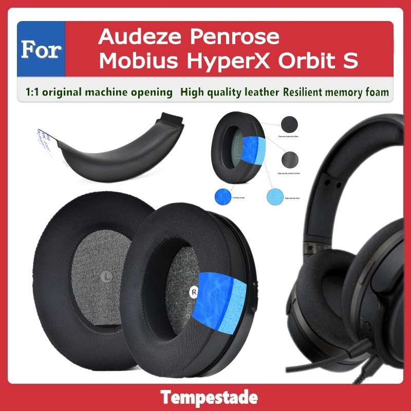 แผ่นโฟมครอบหูฟัง แบบเปลี่ยน สําหรับ Audeze Penrose & Mobius HyperX Orbit S