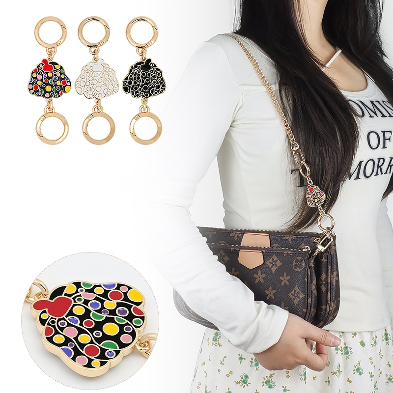 สายโซ่คล้องกระเป๋า แบบโลหะอัลลอย ลายฟักทอง ถอดออกได้ แบบเปลี่ยน DIY