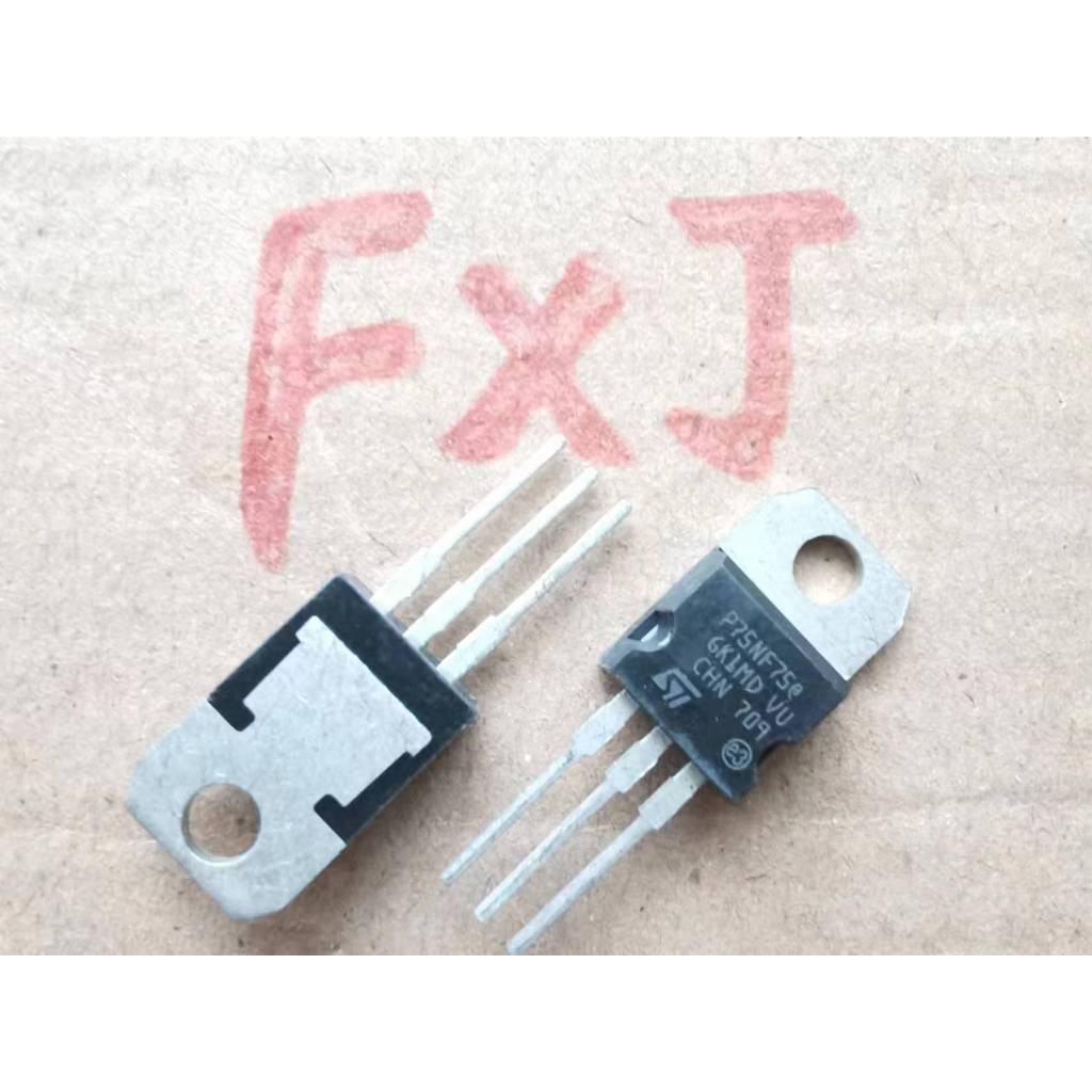 ((10 ชิ้น) P75NF75 ยี่ห้อใหม่ STP75NF75 75NF75 Field Effect Management TO-220