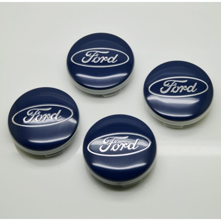 54 มม./60 มม.สัญลักษณ์ล้อ Center Hub Caps สําหรับ Ford Escape Kuga Mondeo Ecosport Fiesta Focus Fusion ฝุ่น-proof Badge โลโก้ครอบคลุมรถจัดแต่งทรงผมอุปกรณ์รถยนต์
