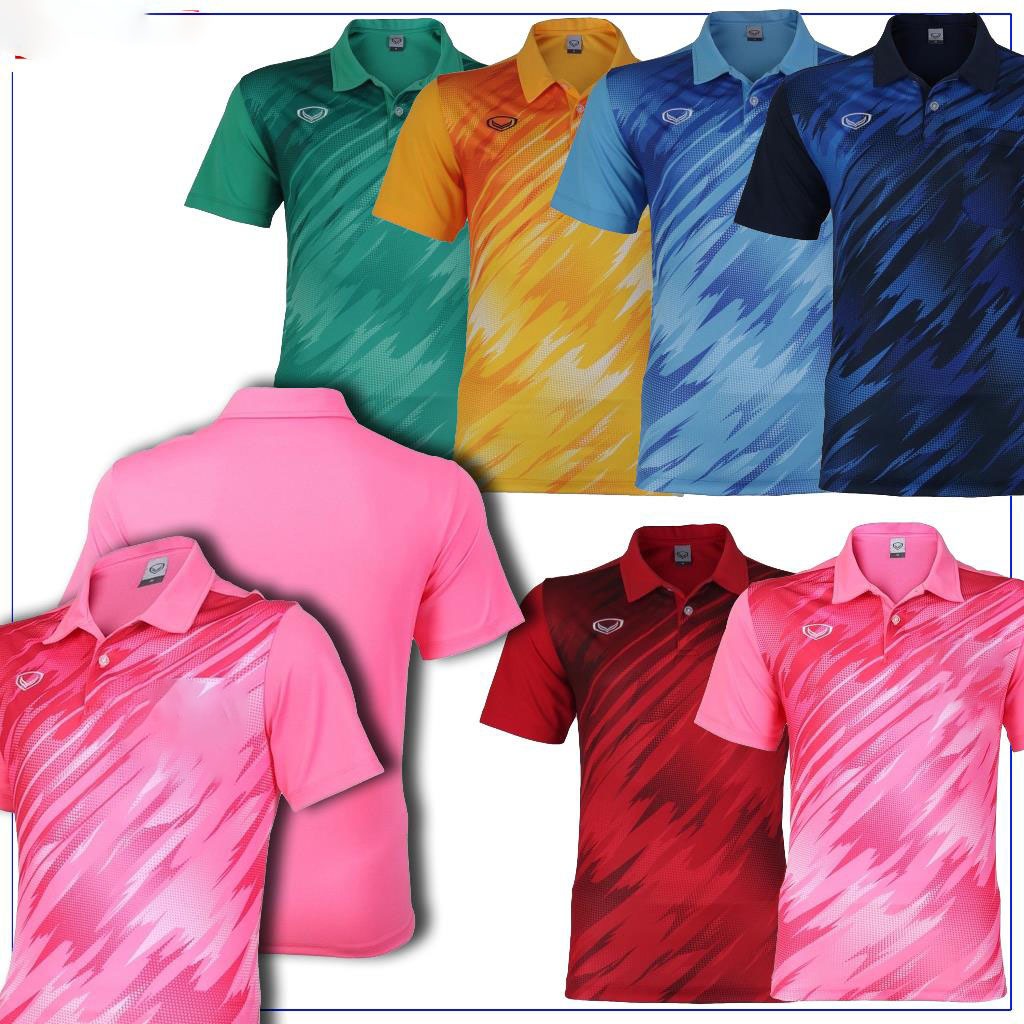 เสื้อโปโลพิมพ์กราฟิก เสื้อโปโลแกรนด์สปอร์ต GRAND SPORT รหัส 012270