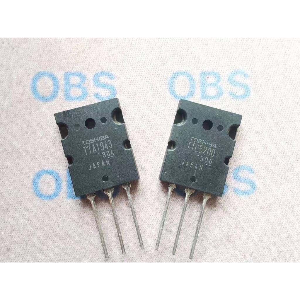 TTA1943 TTC5200 A1943 C5200 Japan Toshiba หลอดขยายเสียงกําลังสูง