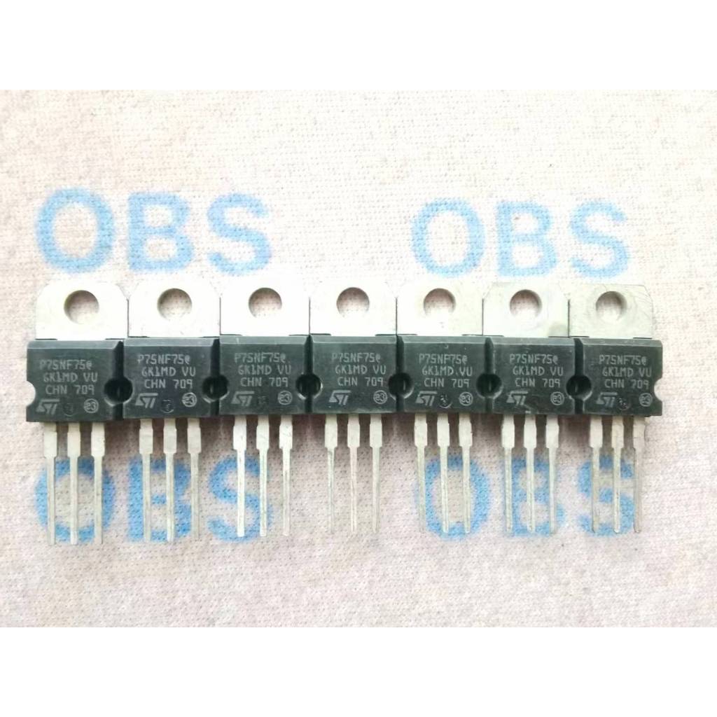 ((10 ชิ้น) P75NF75 Field Effect Tube STP75NF75 P60NF06 P65NF06 P55NF06 ใหม่เอี่ยม