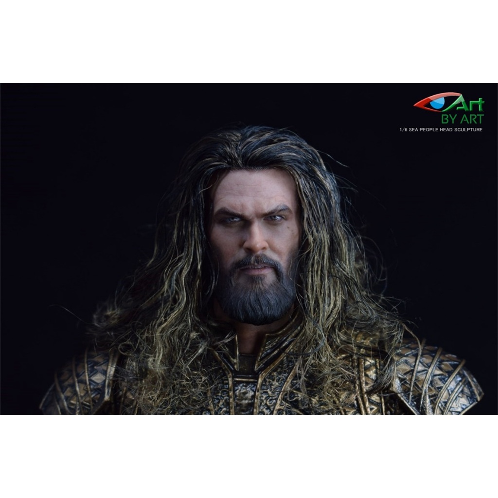 By-art 1/6 Aquaman Hair Transplant Head Sculpture โลหะ Pentadent BY-T3 BY-P4 อะไหล่