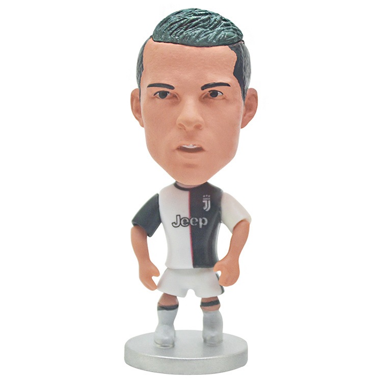 โมเดลนักฟุตบอล Ronaldo สูง 6.5 ซม. ของเล่นสําหรับเด็ก รูปที่ 4