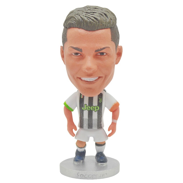 โมเดลนักฟุตบอล Ronaldo สูง 6.5 ซม. ของเล่นสําหรับเด็ก รูปที่ 7