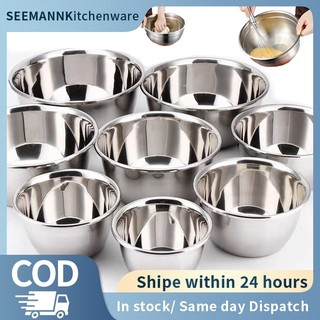 Stainless Steel Thicker Mixing Bowl Salad Bowls Kitchen Cooking tools